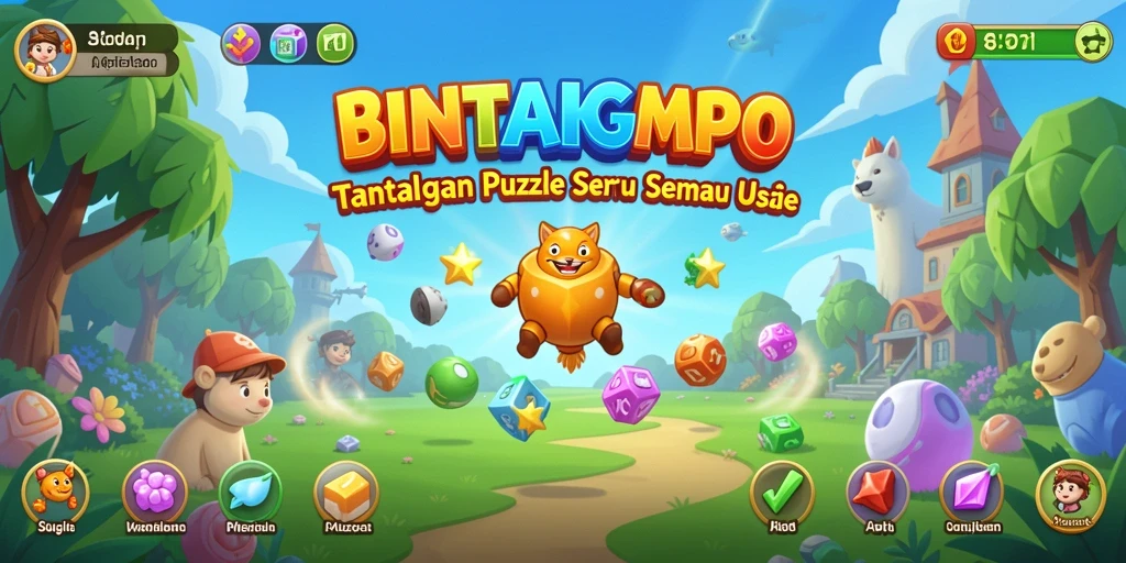 Tangkapan layar gameplay BINTANGMPO menampilkan tantangan Puzzle yang menarik.