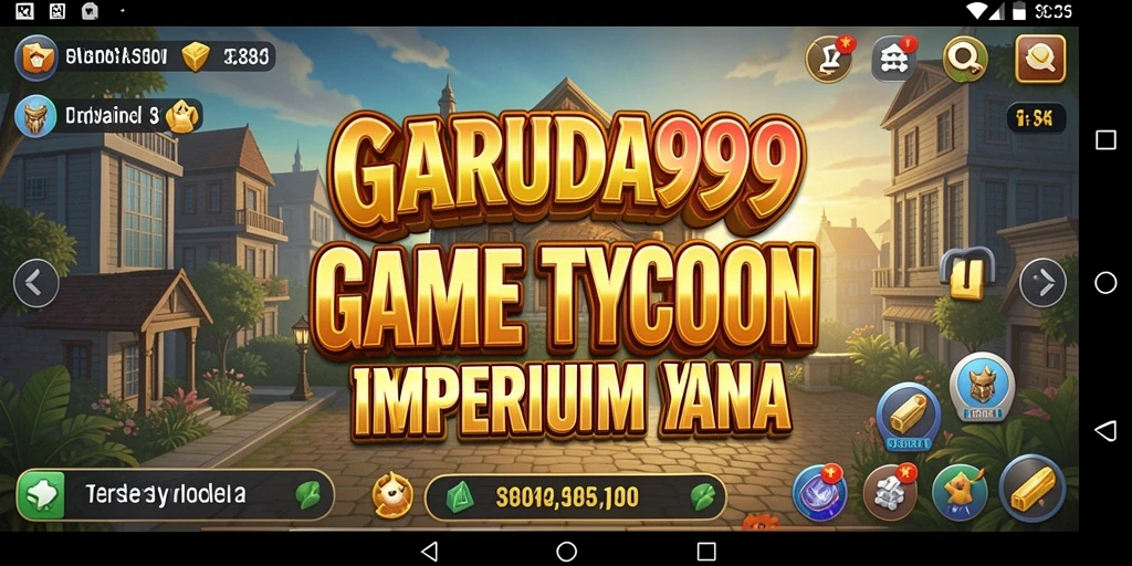 Screenshot GARUDA999 menampilkan pengalaman gameplay Tycoon yang adiktif.