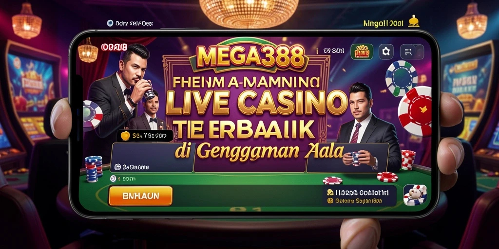 Tampilan gameplay Live Casino yang menarik di MEGA388.