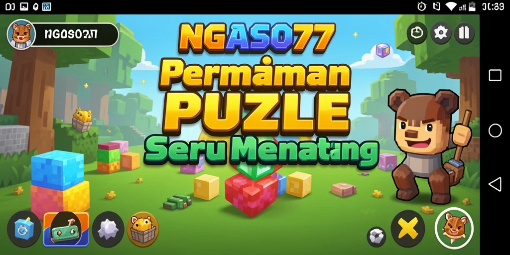 Screenshot gameplay NGASO77 yang menampilkan tantangan puzzle menarik.
