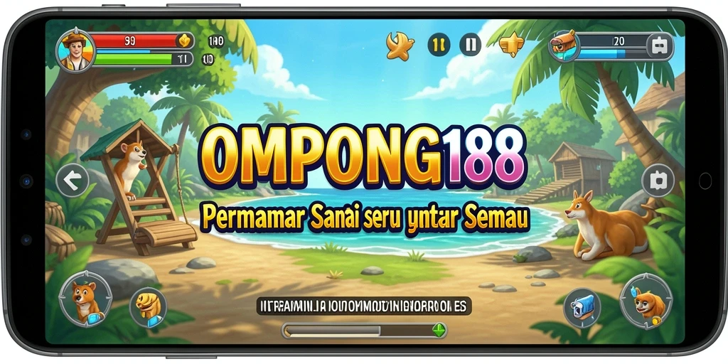 Screenshot tampilan gameplay OMPONG188 yang menyenangkan dan menarik.