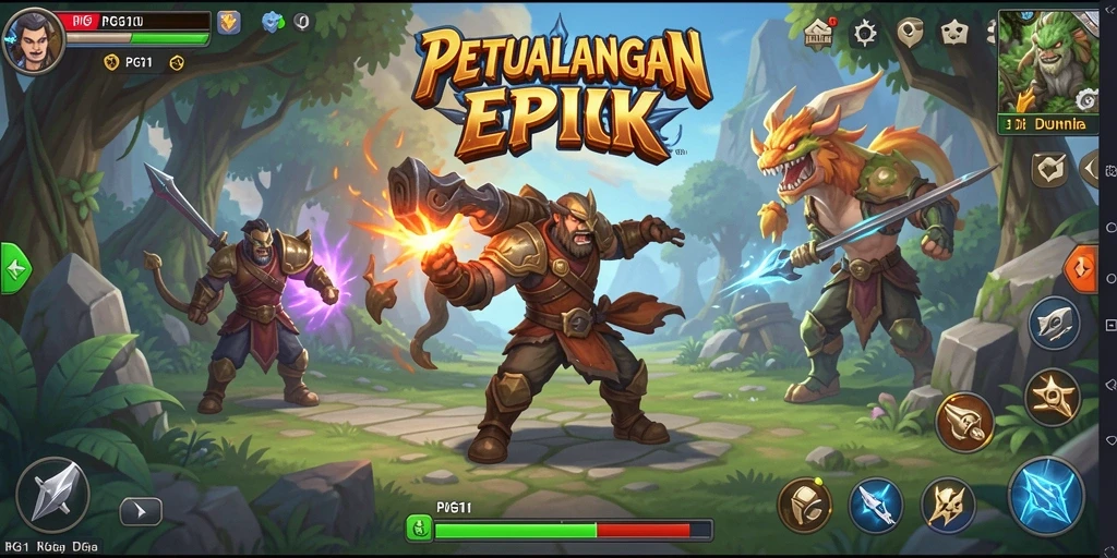 Tampilan gameplay RPG yang menakjubkan di PG11.