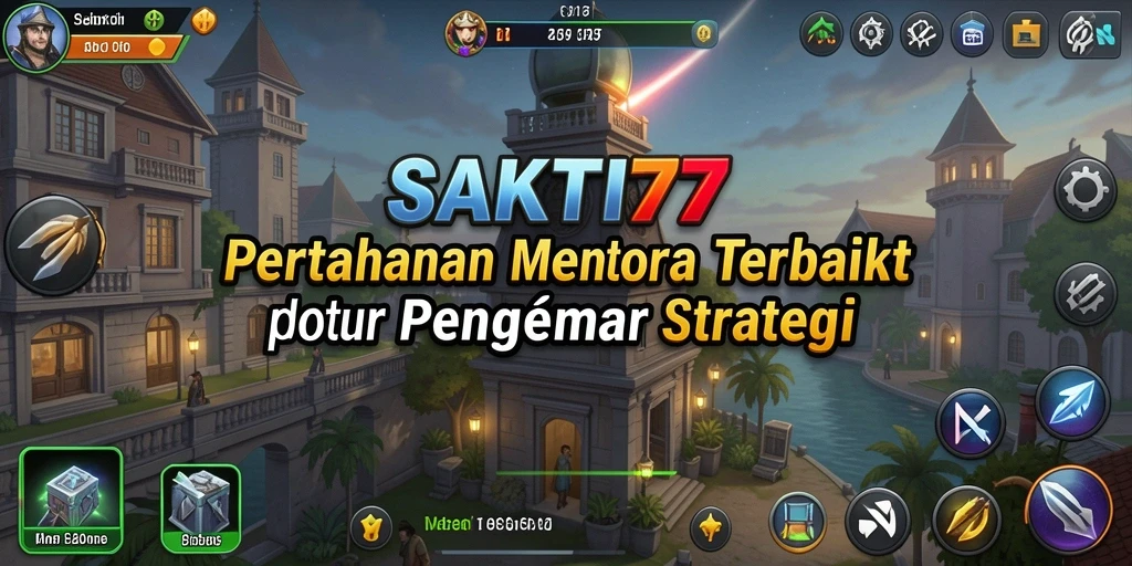 Tampilan gameplay SAKTI77 yang seru dalam Tower Defense.