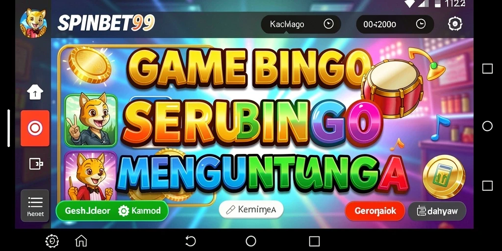 Tampilan menarik gameplay Bingo di SPINBET99.