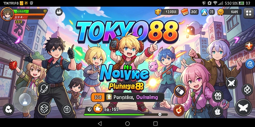 Screenshot gameplay TOKYO88 dengan karakter Anime yang menarik.