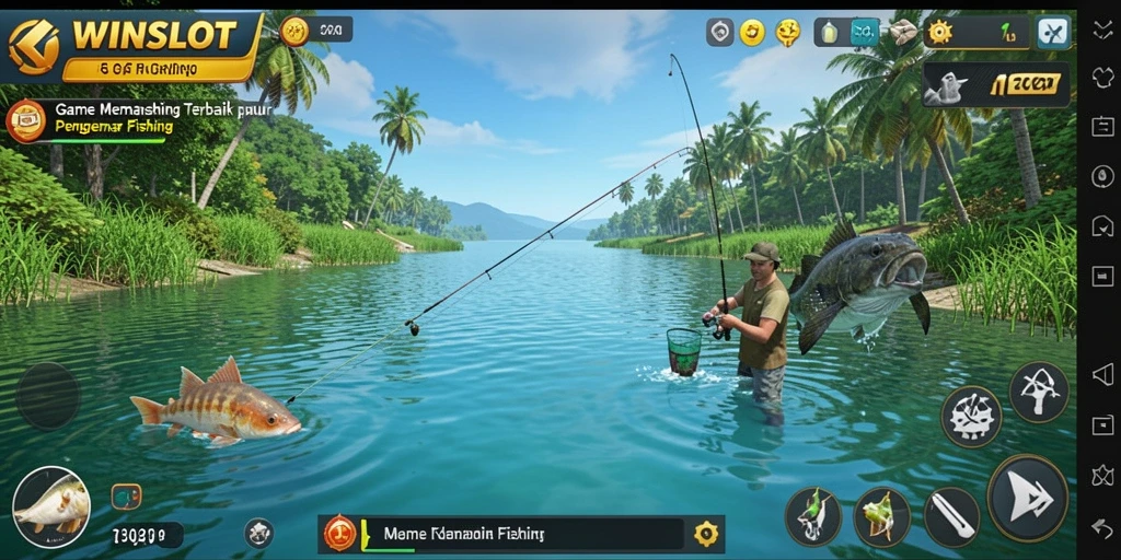 Gameplay menarik di WINSLOT dengan aktivitas memancing yang seru.